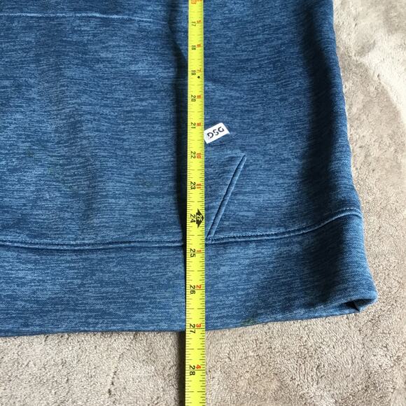 Dick's Sporting DSG Mens Sz L Half Zip Fleece Lightweight Hoodie Jacket Sweater - Picture 6 of 6